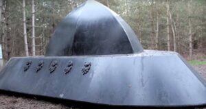 Mockup of Alleged Space Craft that landed near RAF Woodbridge in Rendlesham Forest, December of 1980