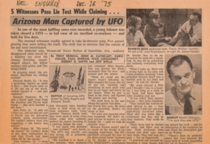 Travis Walton - National Inquirer Article December 16, 1975